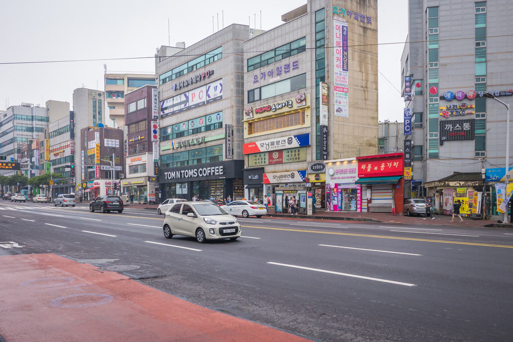 Driving in Jeju