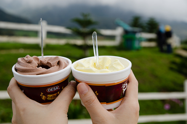 Ice Cream at Desa Dairy Farm