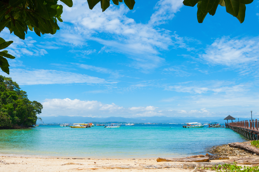 Gaya Island Beach